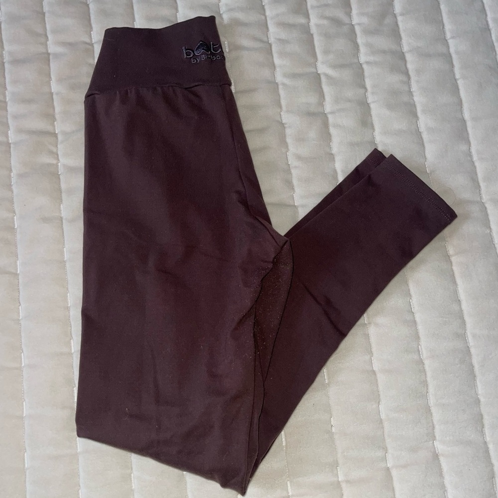 BOOTY BY BRABANTS SEAMLESS BROWN LEGGINGS